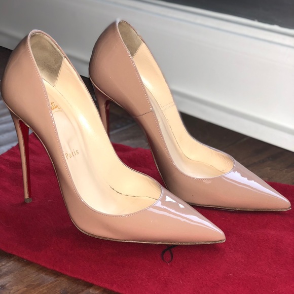 CHRISTIAN LOUBOUTIN - So Kate Nude Patent - Picture 1 of 8